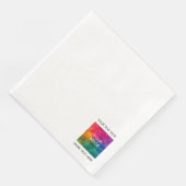 Beste Vorlage für benutzerdefinierte Fotos oder Lo Serviette (Ecke)