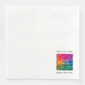 Beste Vorlage für benutzerdefinierte Fotos oder Lo Serviette (Vorderseite)