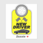 Beste Vorsicht Neue Fahreraufkleber für Autos Aufkleber (Blatt)