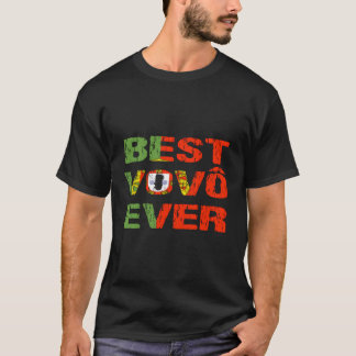 Beste Vovo-je-portugiesische Grandpa-Flagge T-Shirt