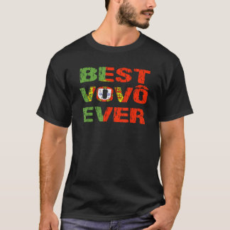 Beste Vovo-je-portugiesische Grandpa-Flagge T-Shirt