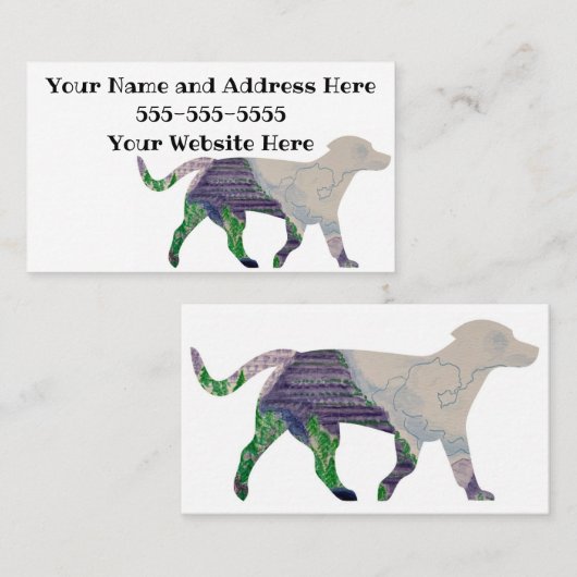 Beste Wanderung je Visitenkarte (Vorne/Hinten)