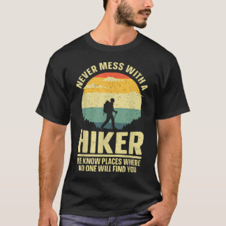 Beste Wandkunst für Outdoor-Wander-Ausrüstung Wand T-Shirt