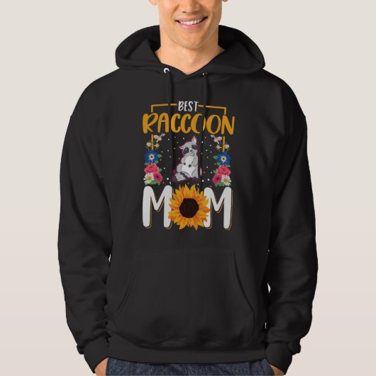 Beste Waschbär-Mutter überhaupt 1 Hoodie (Vorderseite)