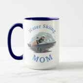 Beste "Wasserski MAMA" jemals! Muttertag Tasse (Links)