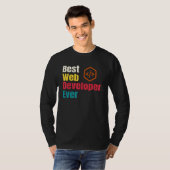 Beste Webentwickler-Website Programmierer Coder Co T-Shirt (Vorne ganz)