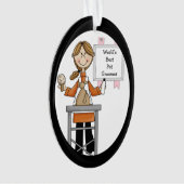 Beste weibliche Pet Groomer Acryl-Ornament Ornament (Vorderseite)