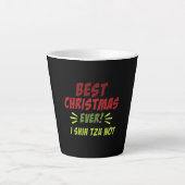 Beste Weihnachten Milchtasse (Vorderseite)