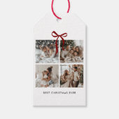 Beste Weihnachts-Familie Foto Collage GifT Geschenkanhänger (Vorderseite)