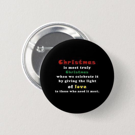 Beste Weihnachtsfeier Button (Vorne & Hinten)