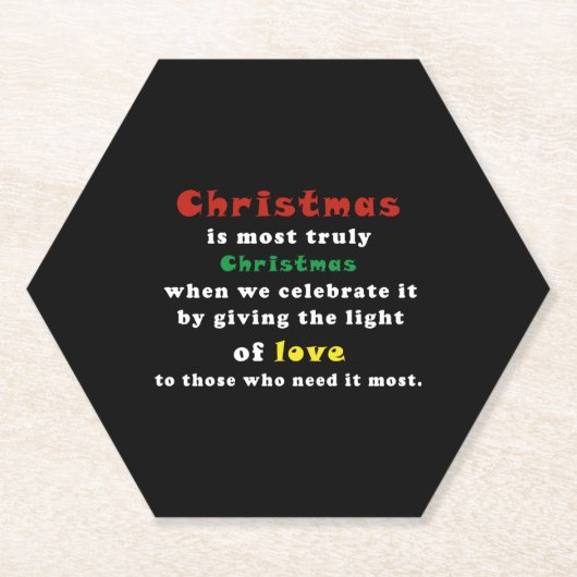 Beste Weihnachtsfeier Untersetzer (Vorderseite)