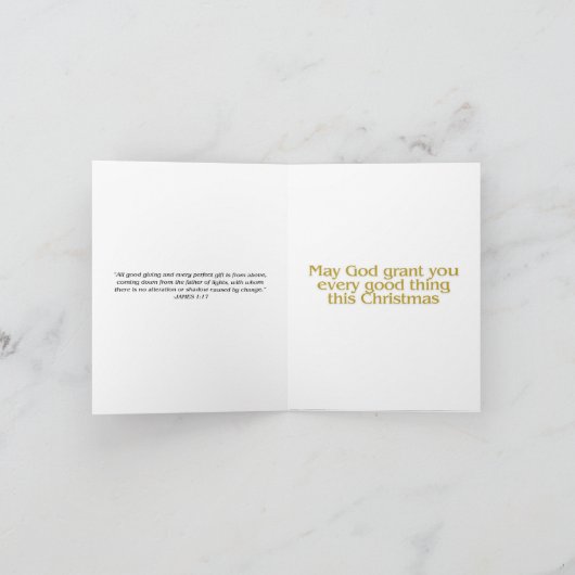 Beste Weihnachtskarte Feiertagskarte (Innenseite)