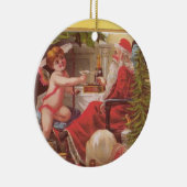 Beste Weihnachtsschmuck - 2 Seiten Vintag Santas (Rechts)