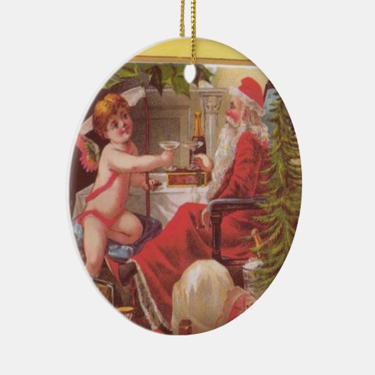 Beste Weihnachtsschmuck - 2 Seiten Vintag Santas (Rechts)