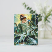 Beste Weihnachtswünsche Feiertagspostkarte (Stehend Vorderseite)