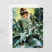 Beste Weihnachtswünsche Feiertagspostkarte (Vorne/Hinten)