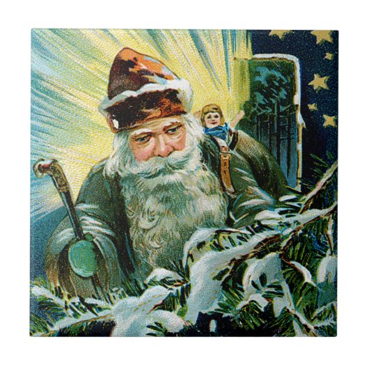 Beste Weihnachtswünsche Fliese (Vorderseite)