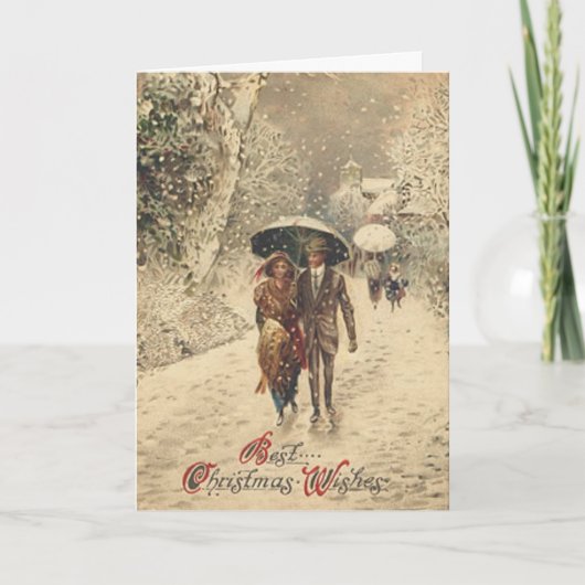 Beste Weihnachtswünsche - Karte (Vorderseite)