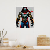 Beste Werwolf Digitale Kunst zum Herunterladen und Poster (Küche)
