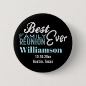 Beste Wiedersehen je Monogram-Party Button (Vorderseite)