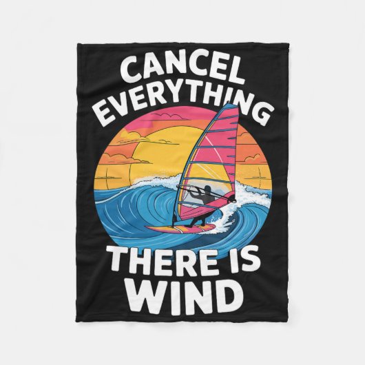 Beste Windsurfing-Kunst für Männer Frauen Windsurf Fleecedecke (Vorderseite)