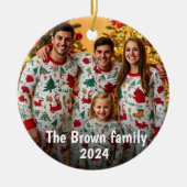 Beste Wohngestaltung Weihnachten Keramik Ornament (Vorne)