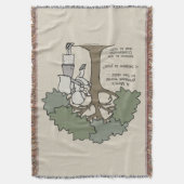 Beste Worte der Mama Decke (Vorderseite Vertikal)