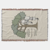 Beste Worte der Mama Decke (Vorderseite)