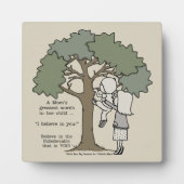 Beste Worte der Mama Fotoplatte (Vorderseite)