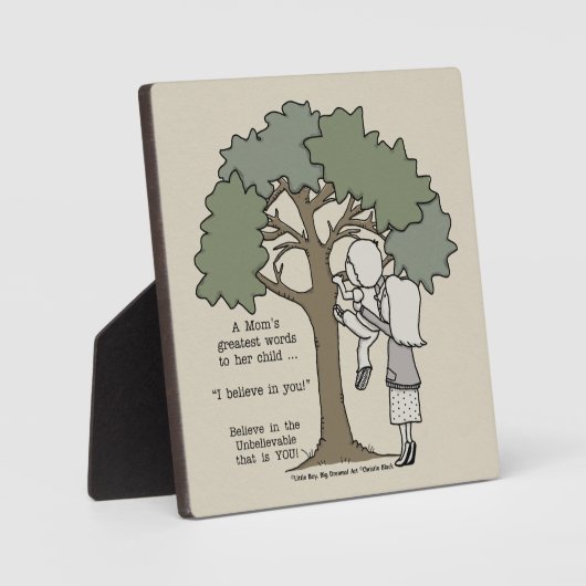 Beste Worte der Mama Fotoplatte (Vorderseite)