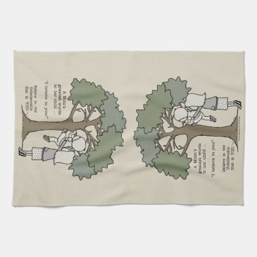 Beste Worte der Mama Geschirrtuch (Horizontal)