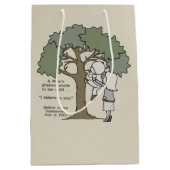 Beste Worte der Mama Mittlere Geschenktüte (Vorderseite)