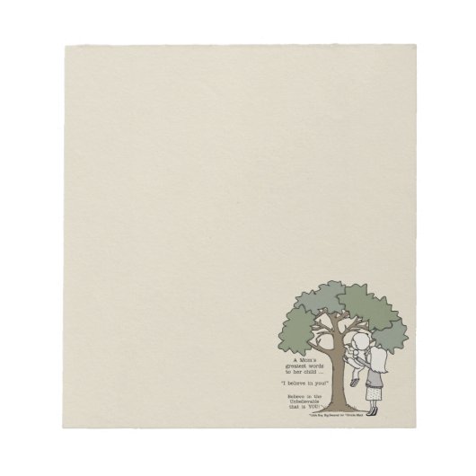 Beste Worte der Mama Notizblock (Vorderseite)