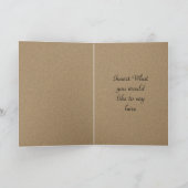 Beste Wünsche auf Ihren Hochzeitskarten Karte (Innenseite)