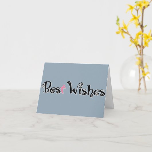 Beste Wünsche christliches Notecard Karte (Gelbe Blume)