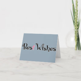Beste Wünsche christliches Notecard Karte