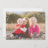 Beste Wünsche Diese Weihnachts-Fotokarte Feiertagskarte (Vorderseite)