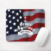 Beste Wünsche Frohe Weihnachten Vereinte Staaten F Mousepad (Mit Mouse)