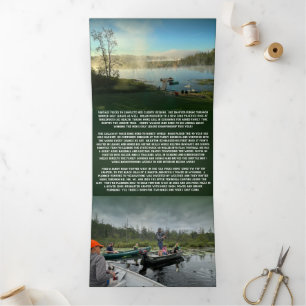 Beste Wünsche für das Foto und Weihnachtsbrief Dreifach Gefaltete Einladung