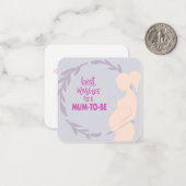 Beste Wünsche für eine Mumm, um eine Note-Karte zu Mitteilungskarte (Vorderseite/Rückseite Beispiel)