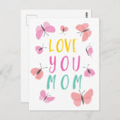 Beste Wünsche für großartige Mama Postkarte (Vorne/Hinten)