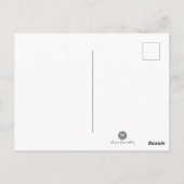 Beste Wünsche für Halloween Magical Hexenkarte Postkarte (Rückseite)