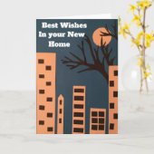 Beste Wünsche für Ihre neue Zuhause Karte (Gelbe Blume)