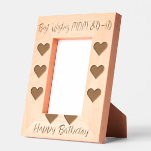"Beste Wünsche für Mama und Vater: Eine Geburtstag Geätzte Rahmen