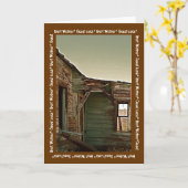 Beste Wünsche für neue Zuhause Karte (Gelbe Blume)