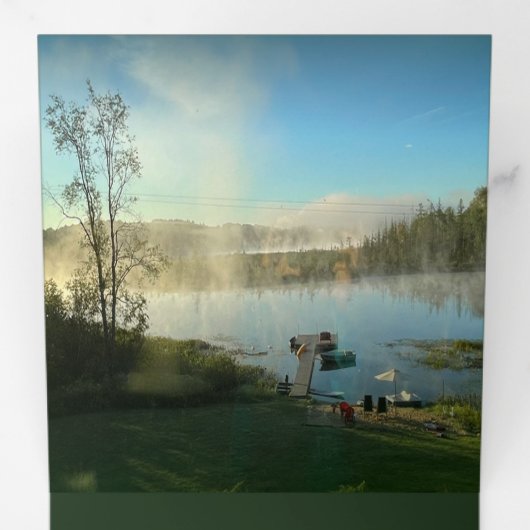 Beste Wünsche für Neujahr Foto & Weihnachtsbrief T Dreifach Gefaltete Einladung (Innen Erste Seite)