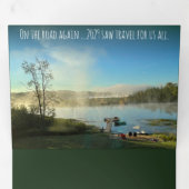 Beste Wünsche für Neujahr Foto & Weihnachtsbrief T Dreifach Gefaltete Einladung (Innen Erste Seite)