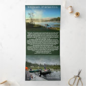 Beste Wünsche für Neujahr Foto & Weihnachtsbrief T Dreifach Gefaltete Einladung (Innenseite)