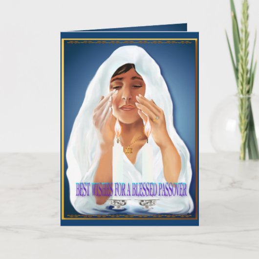 Beste Wünsche für Pessach-Karten Karte (Vorderseite)