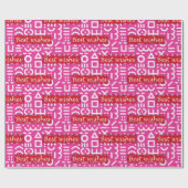 beste Wünsche Geschenkpapier (Flach)